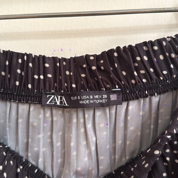 Zara midi polka dot party skirt S - Picture 3 of 3